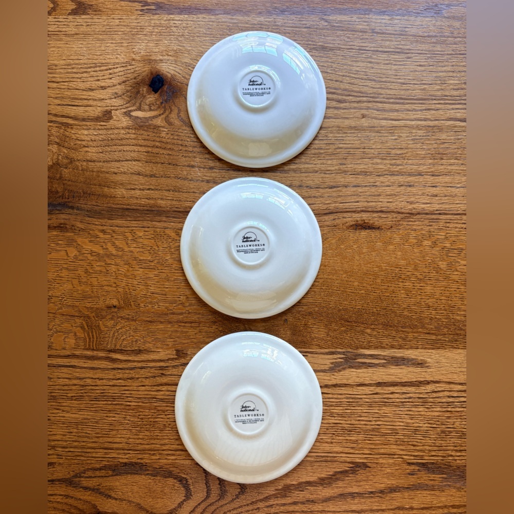 International China Devonshire Saucer - Set of 3 ~6.25”- made in England - Picture 5 of 11
